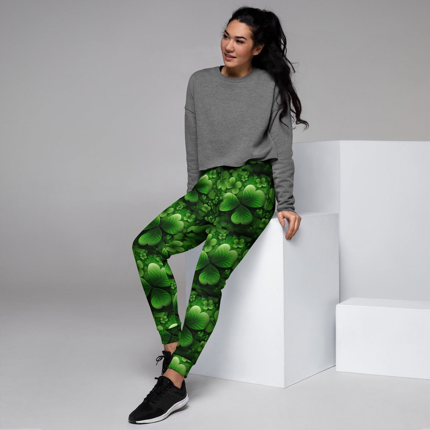 Women&#39;s Joggers-Shamrock Design