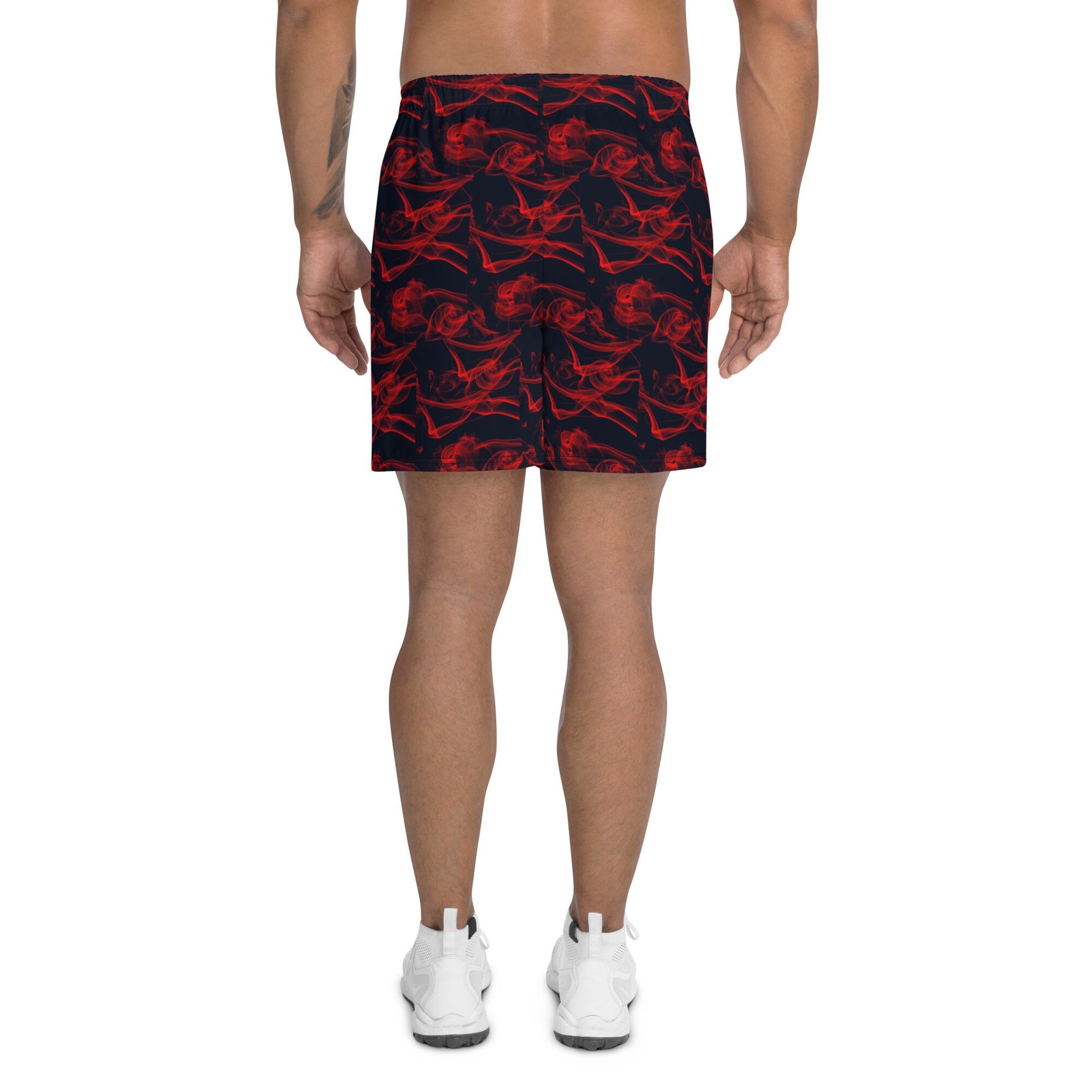 Men&#39;s Athletic Shorts - Red Smoke