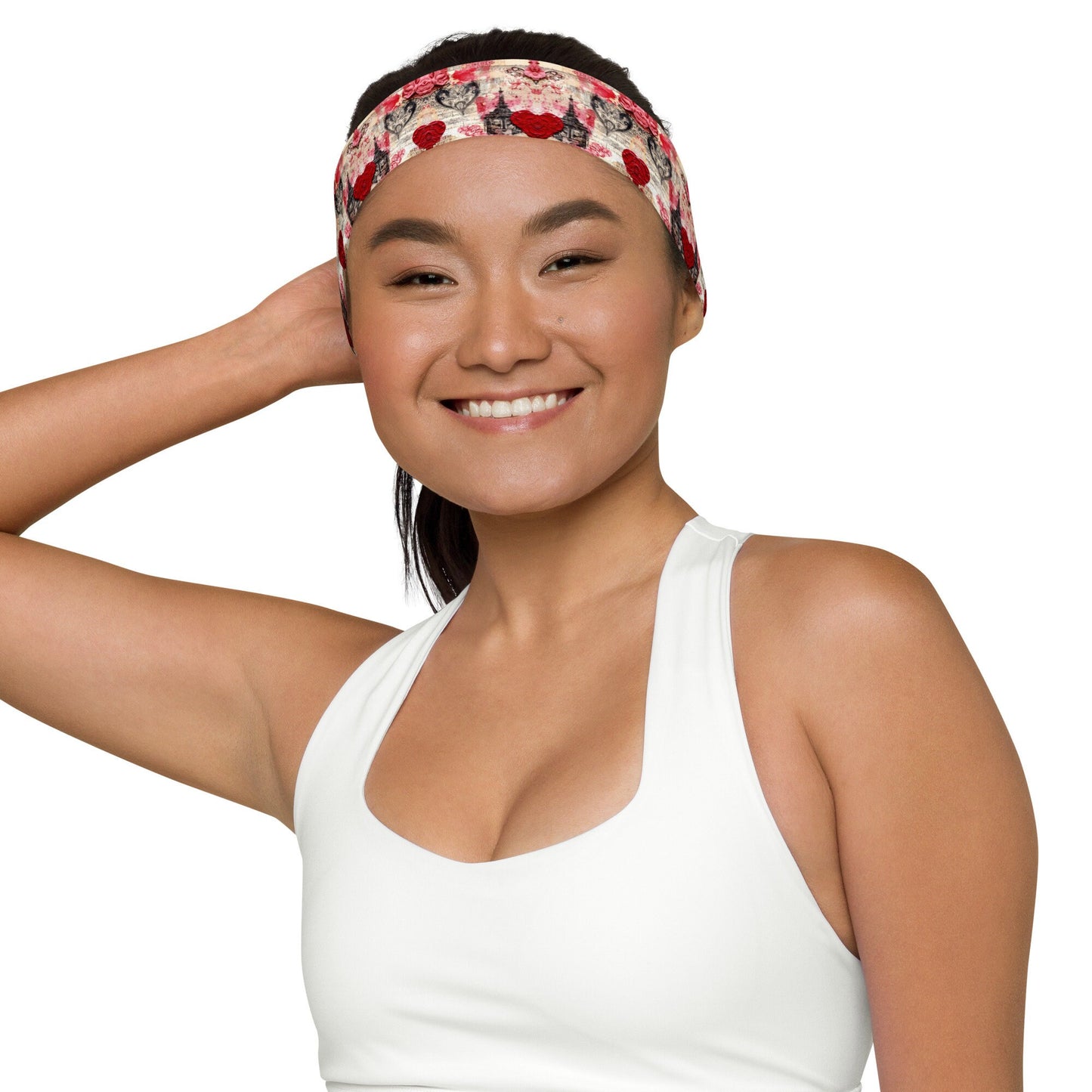 Headband - Paris Love Letters Print