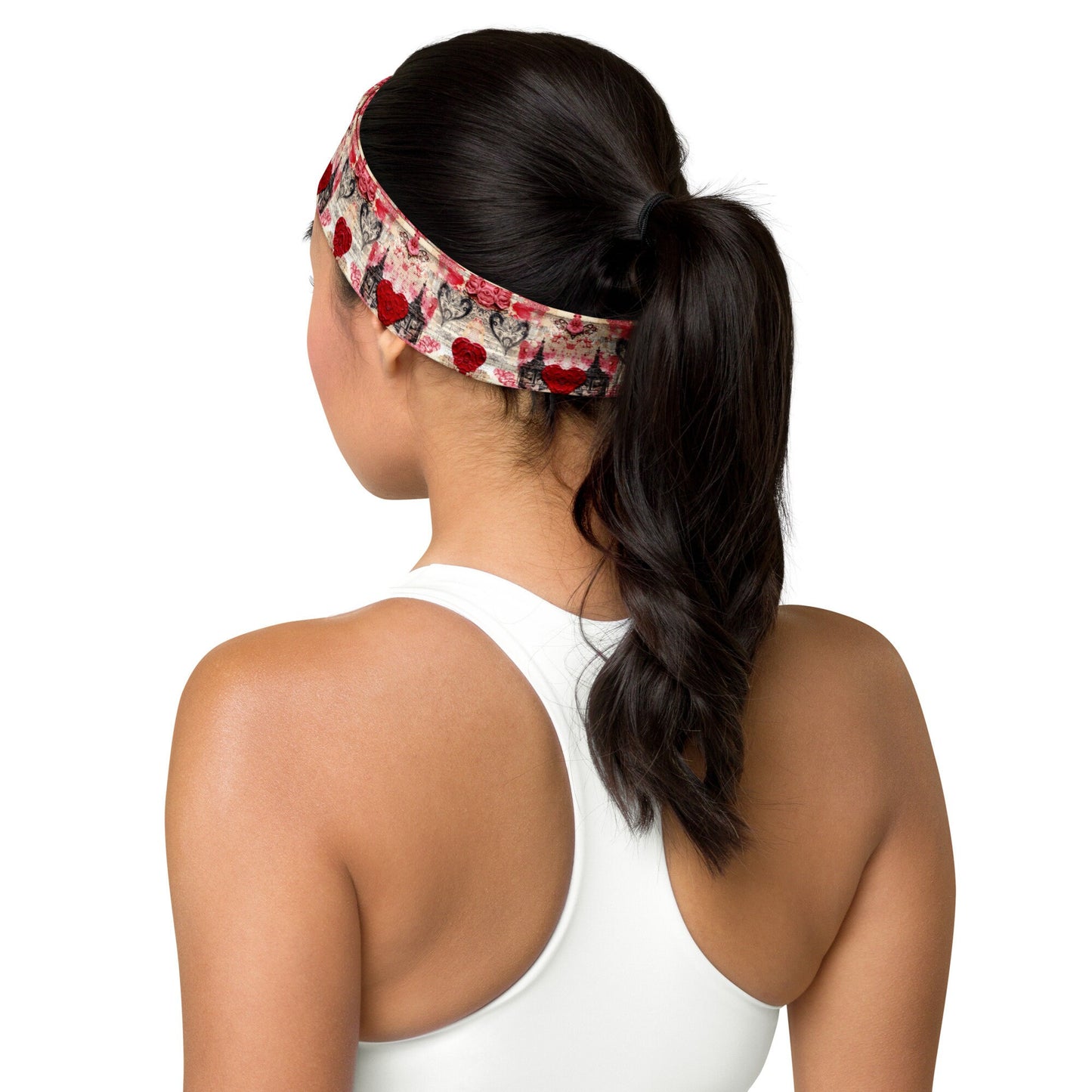 Headband - Paris Love Letters Print