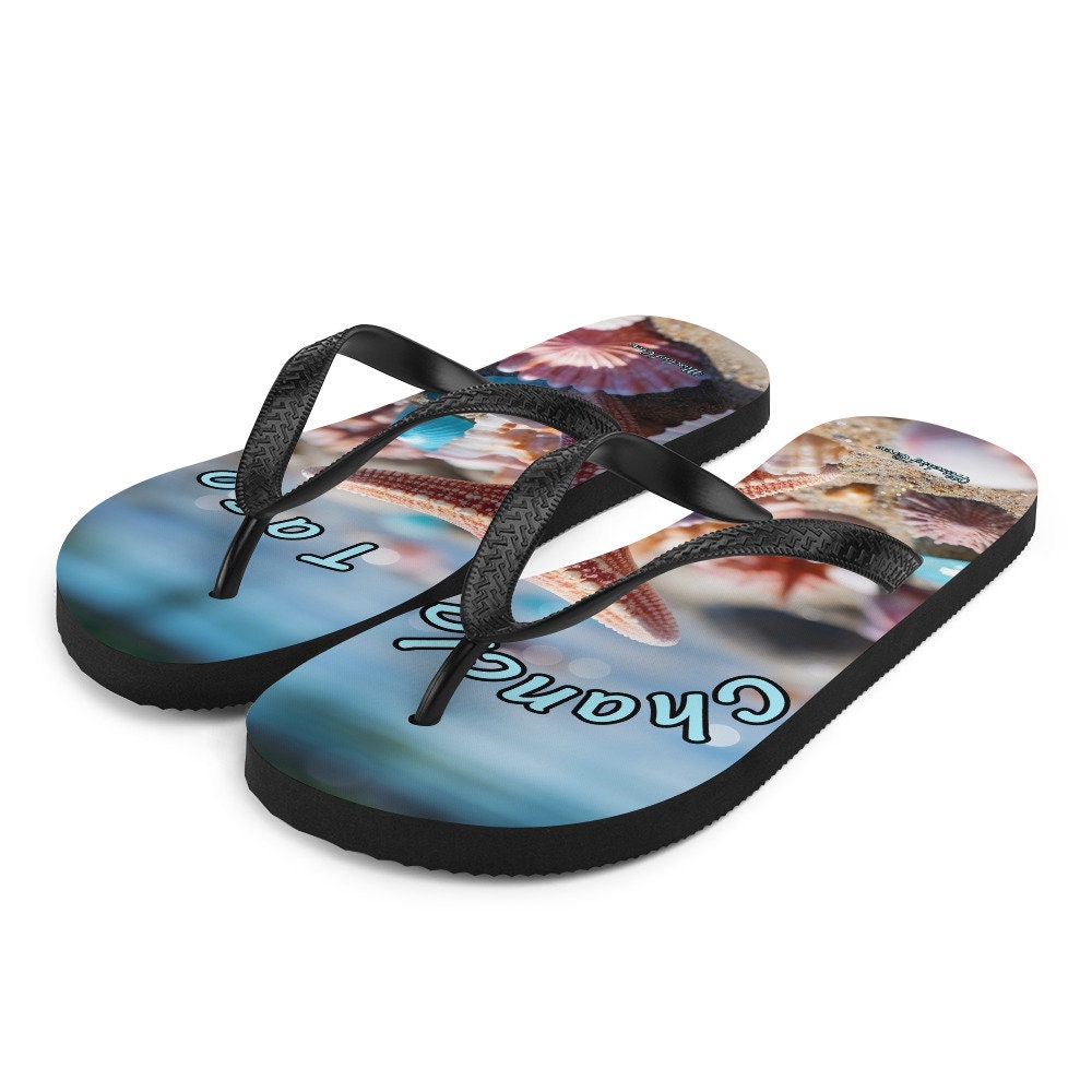 Flip-Flops Beach with Sea shells - Con Chancla Taso 1