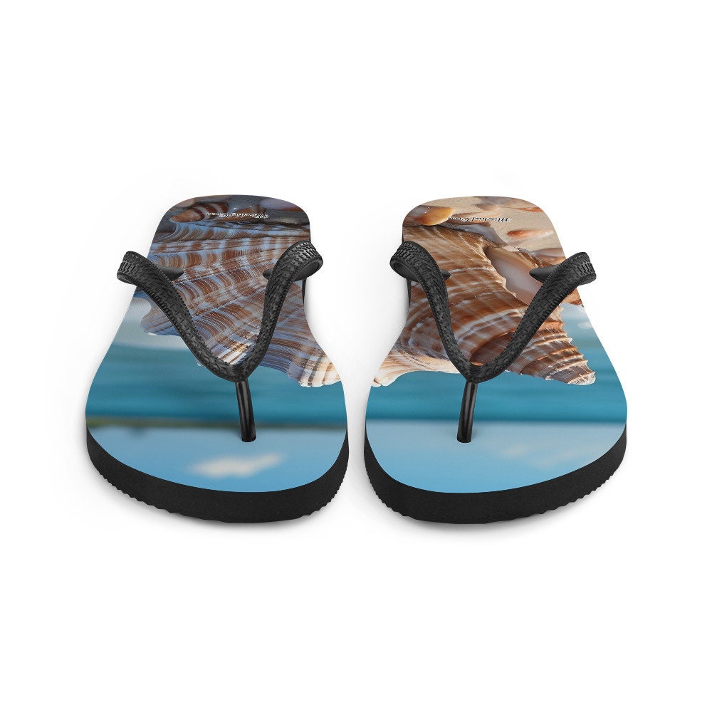 Flip-Flops Beach with Sea shells 3