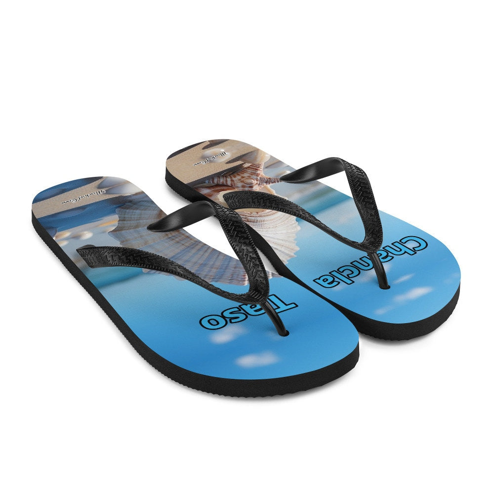 Flip-Flops Beach with Sea shells - Con Chancla Taso 5