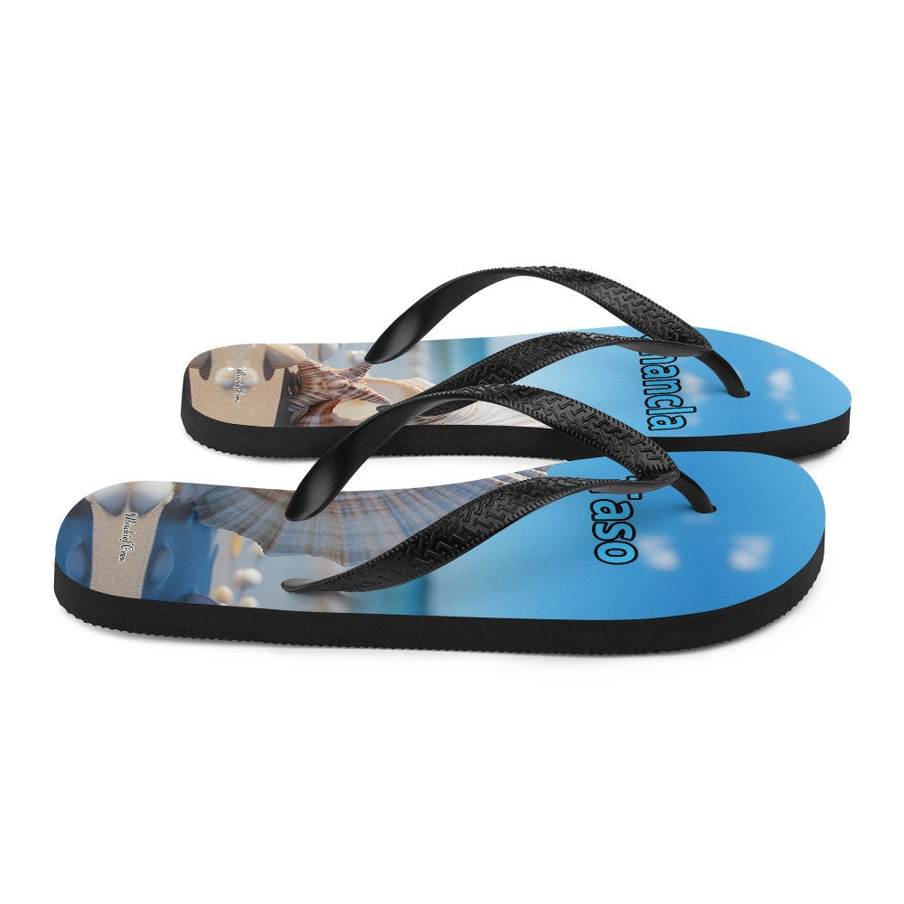 Flip-Flops Beach with Sea shells - Con Chancla Taso 5