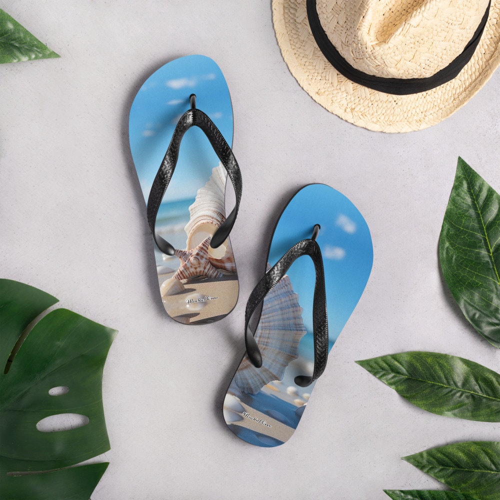 Flip-Flops Beach with Sea shells - Sin Chancla Taso 6