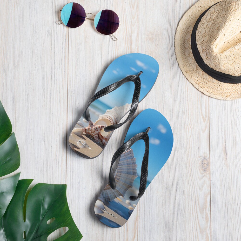 Flip-Flops Beach with Sea shells - Sin Chancla Taso 6