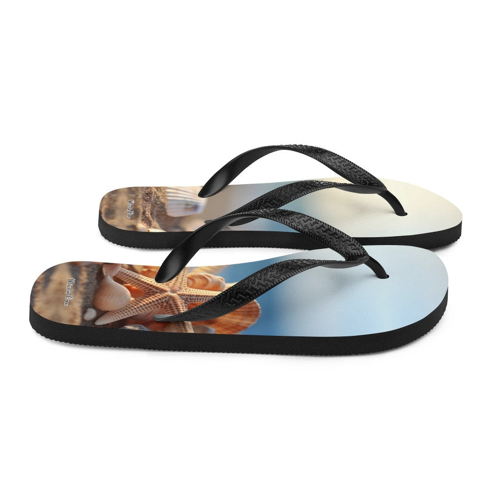 Flip-Flops Beach with Sea shells - Sin Chancla Taso 8