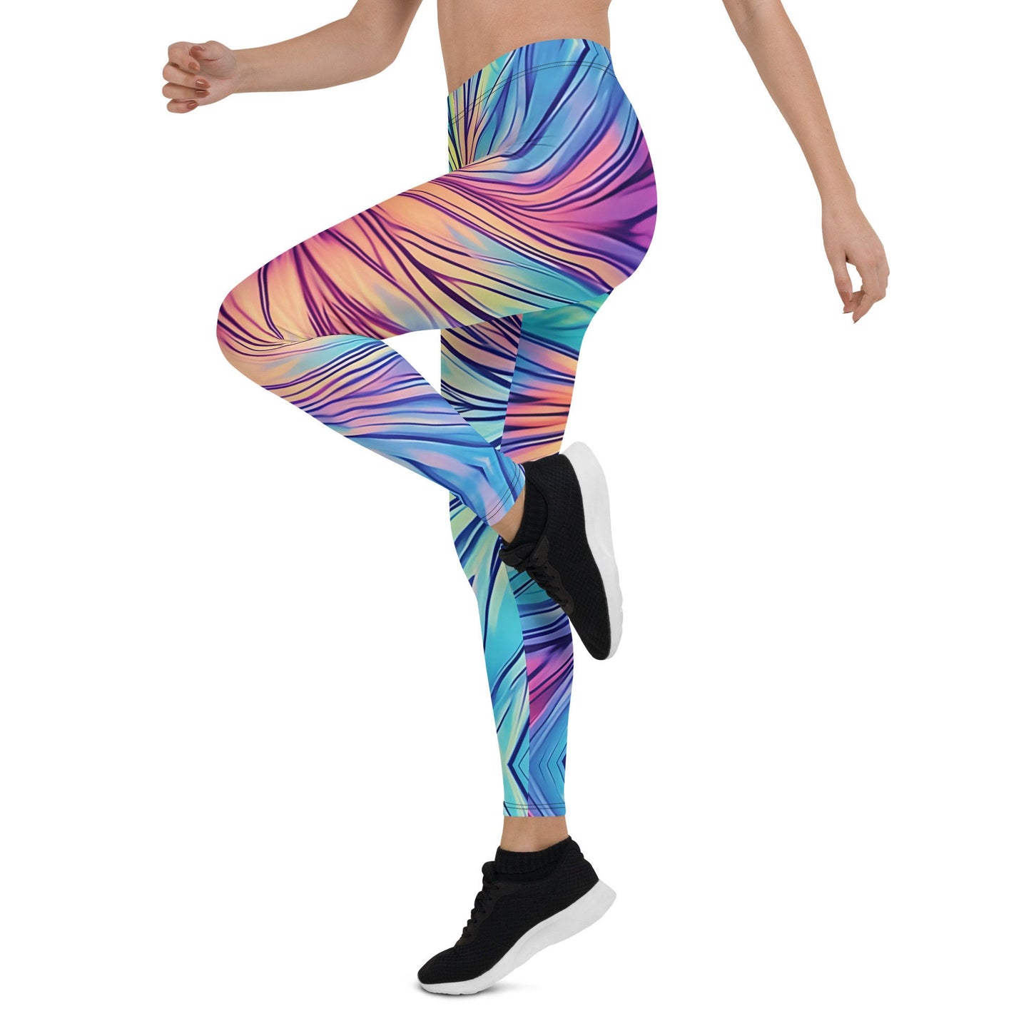 Leggings - Colorful Stripe Tie Dye