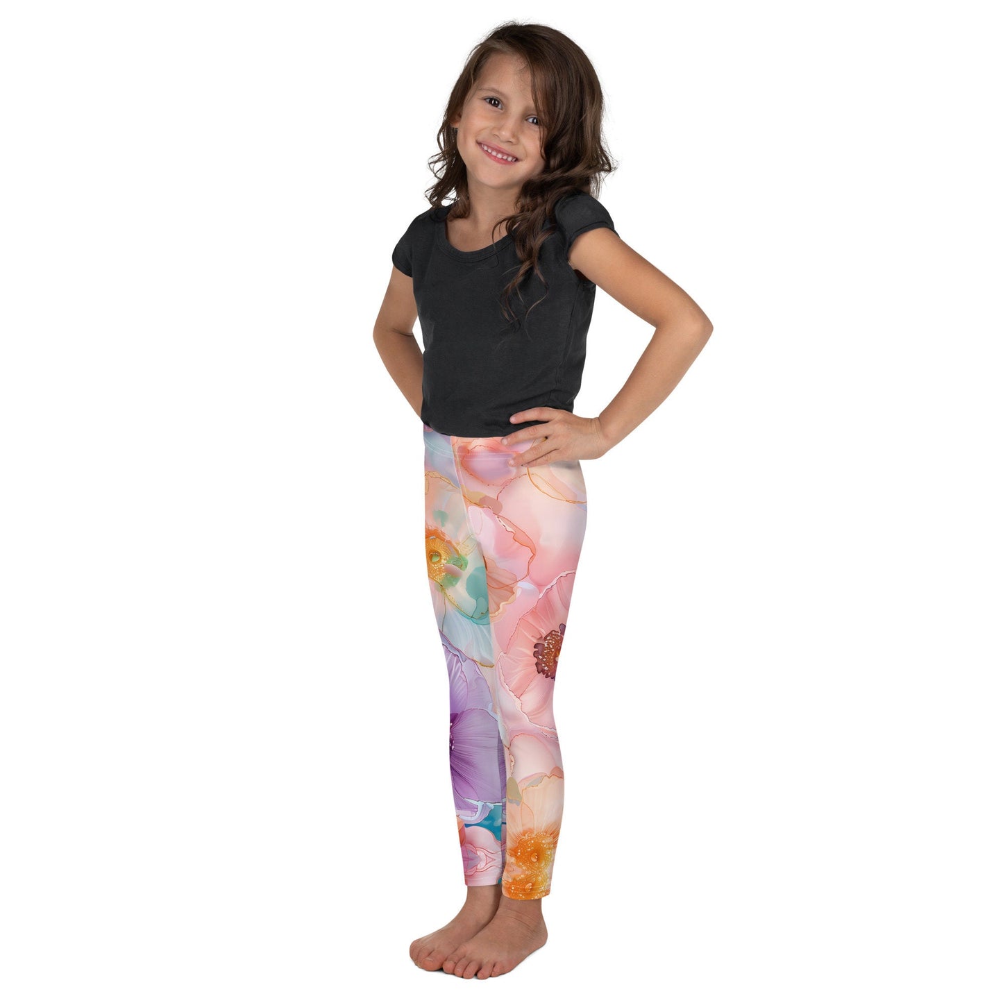 Kid&#39;s Leggings - Spring Time Flower 1