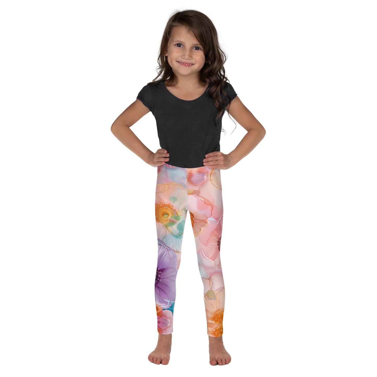 Kid&#39;s Leggings - Spring Time Flower 1