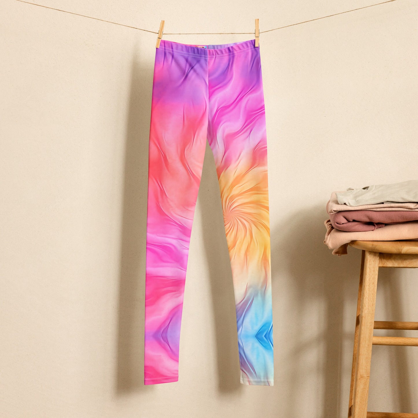 Youth Leggings - Tie Dye 1