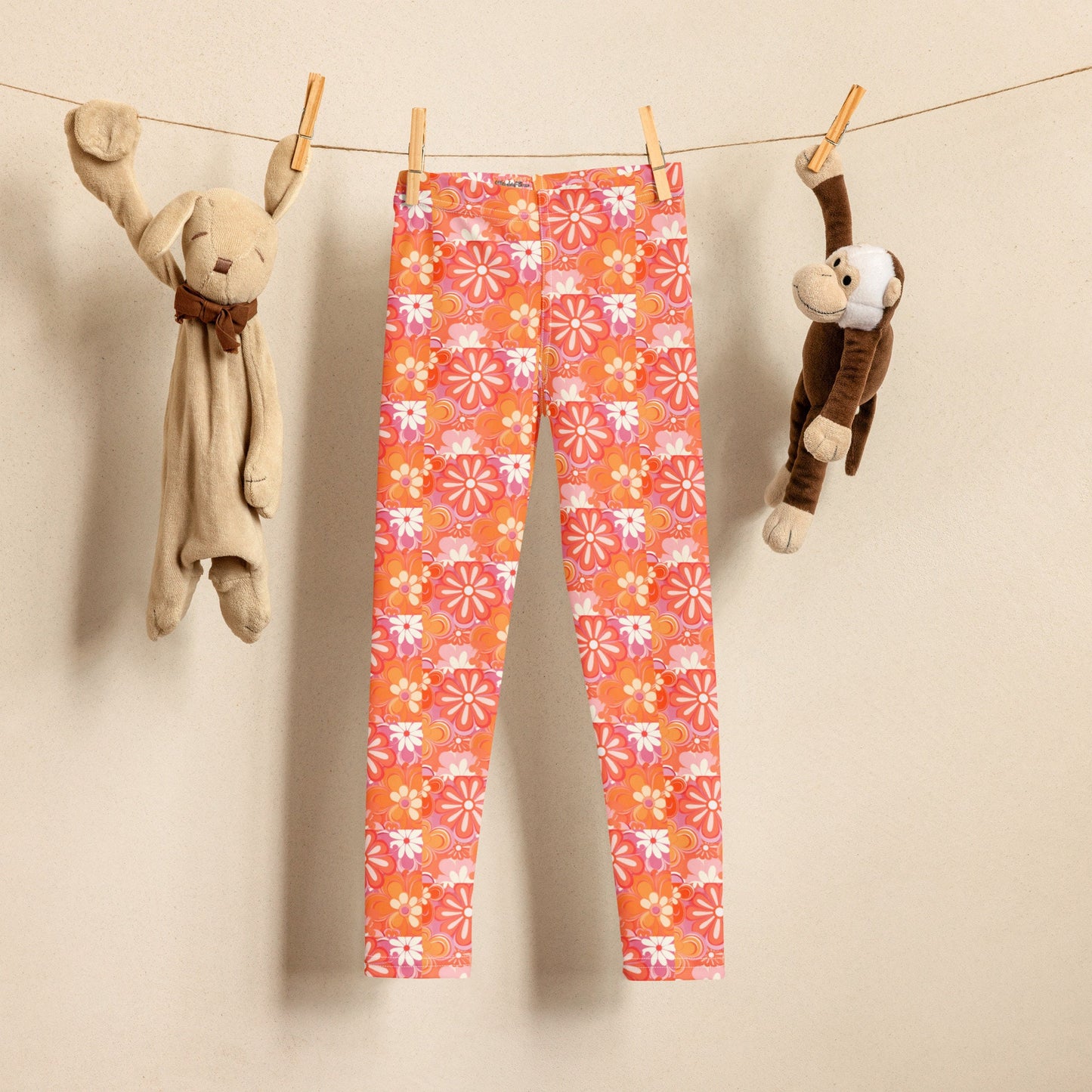 Kid&#39;s Leggings - Retro Groovy 1