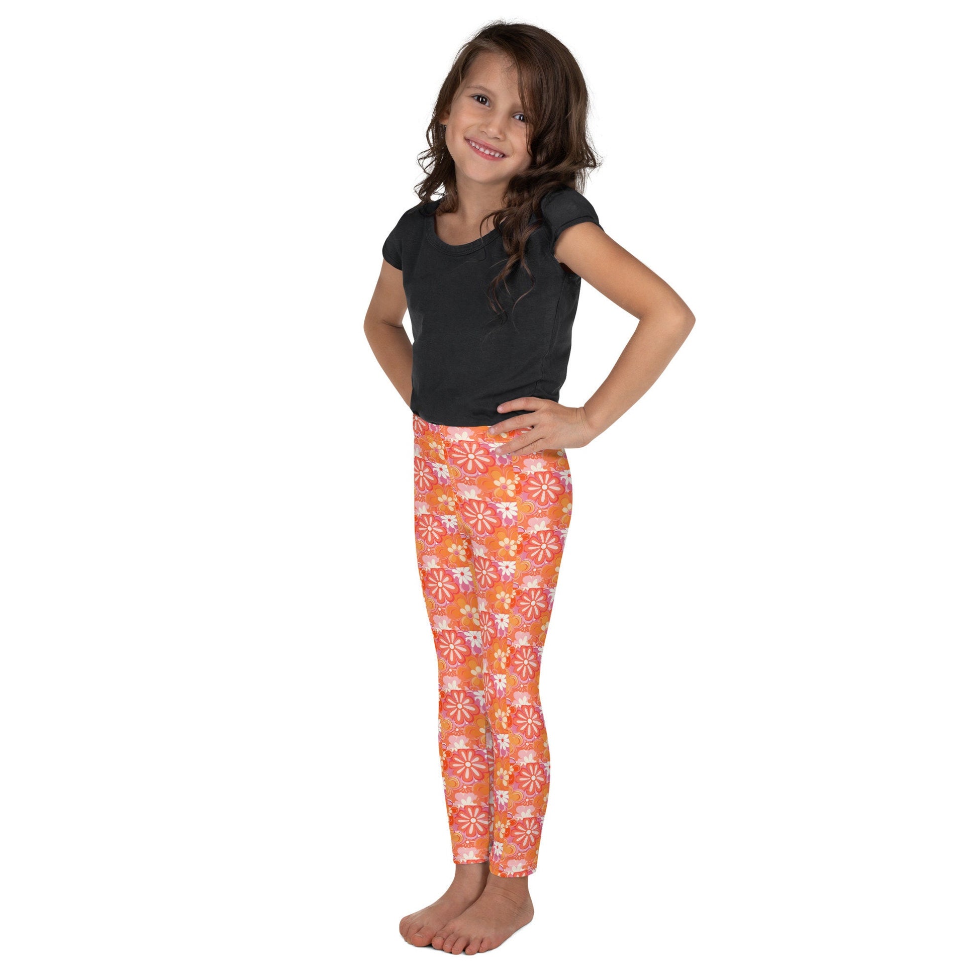 Kid&#39;s Leggings - Retro Groovy 1