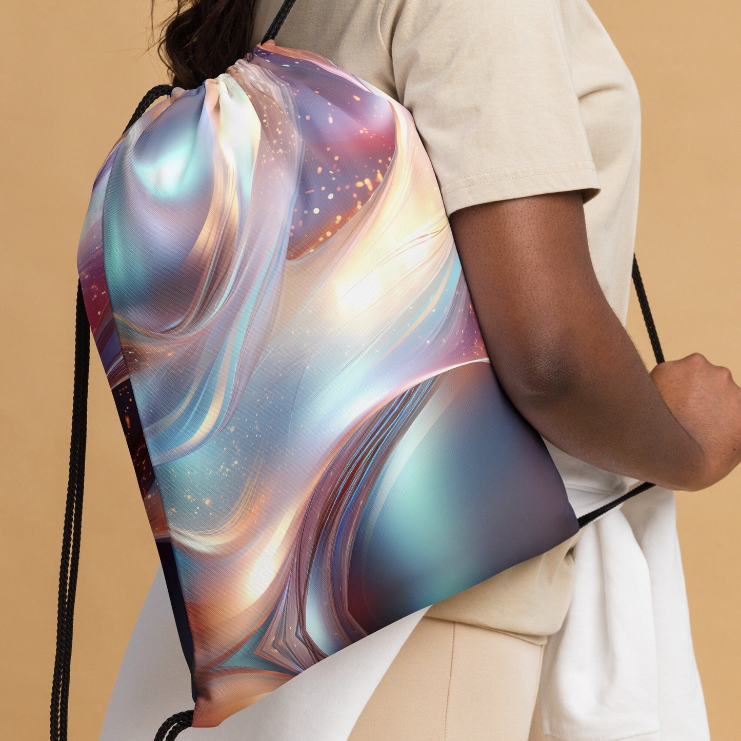 Drawstring bag - Glass like Shine and Shimmer 3