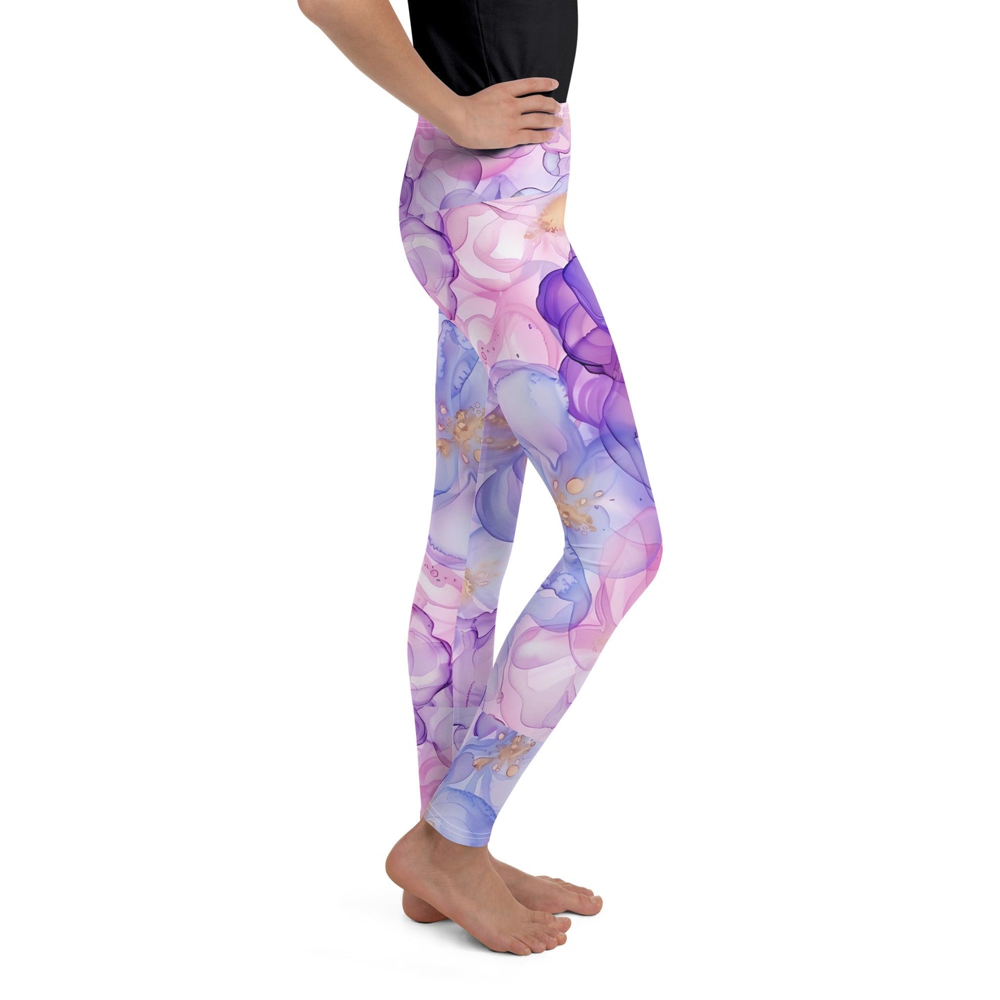 Youth Leggings - Spring Time Flower Print 7