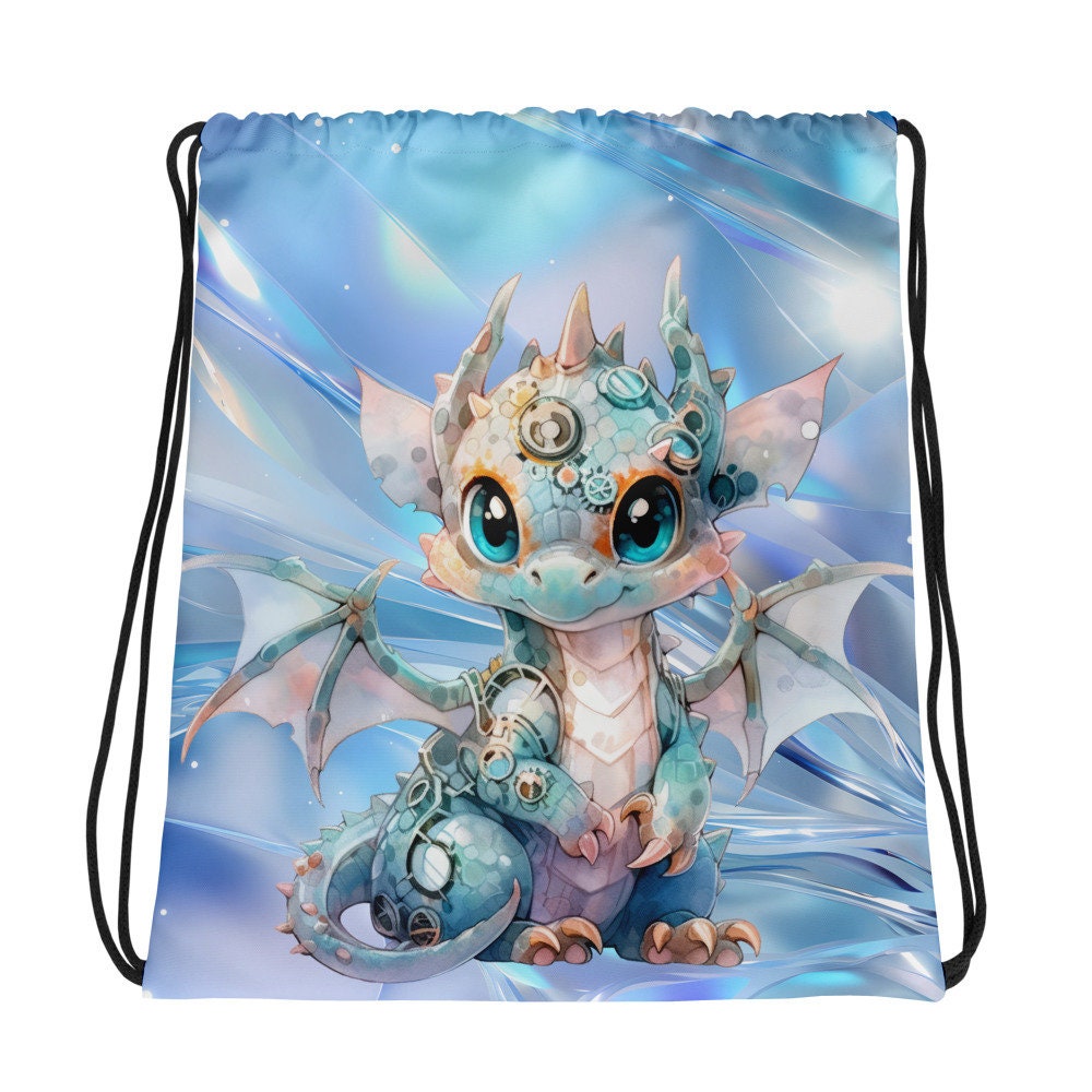 rawstring bag - Shine and Shimmer Steampunk Dragon 5