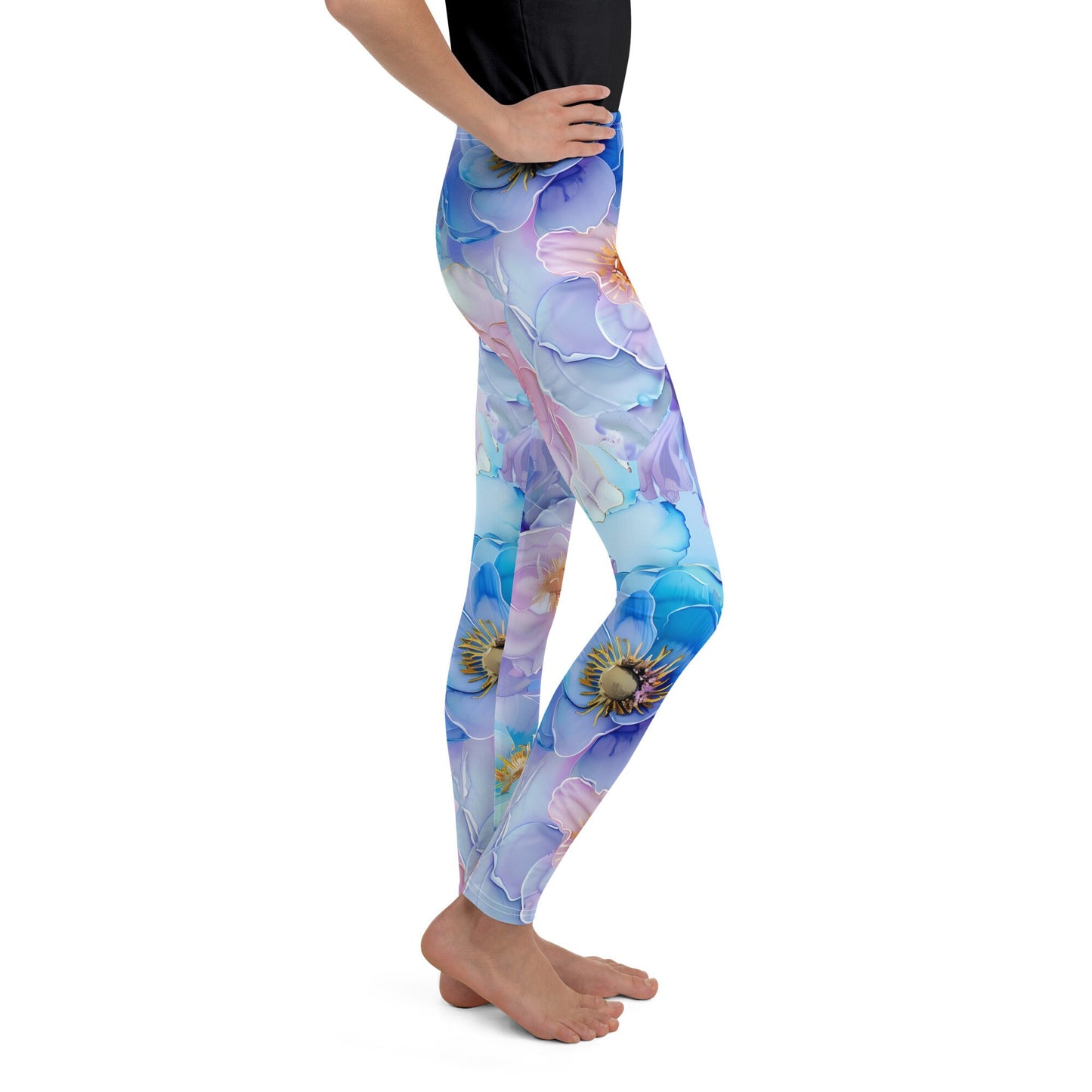 Youth Leggings - Spring time Flowers 3