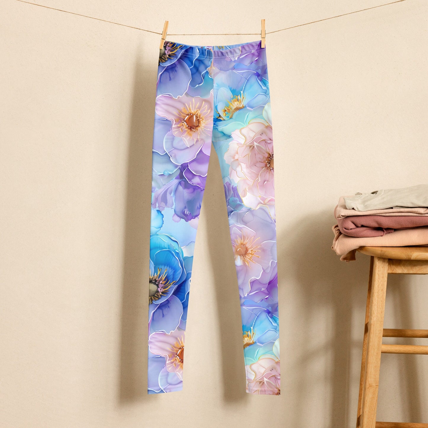 Youth Leggings - Spring time Flowers 3