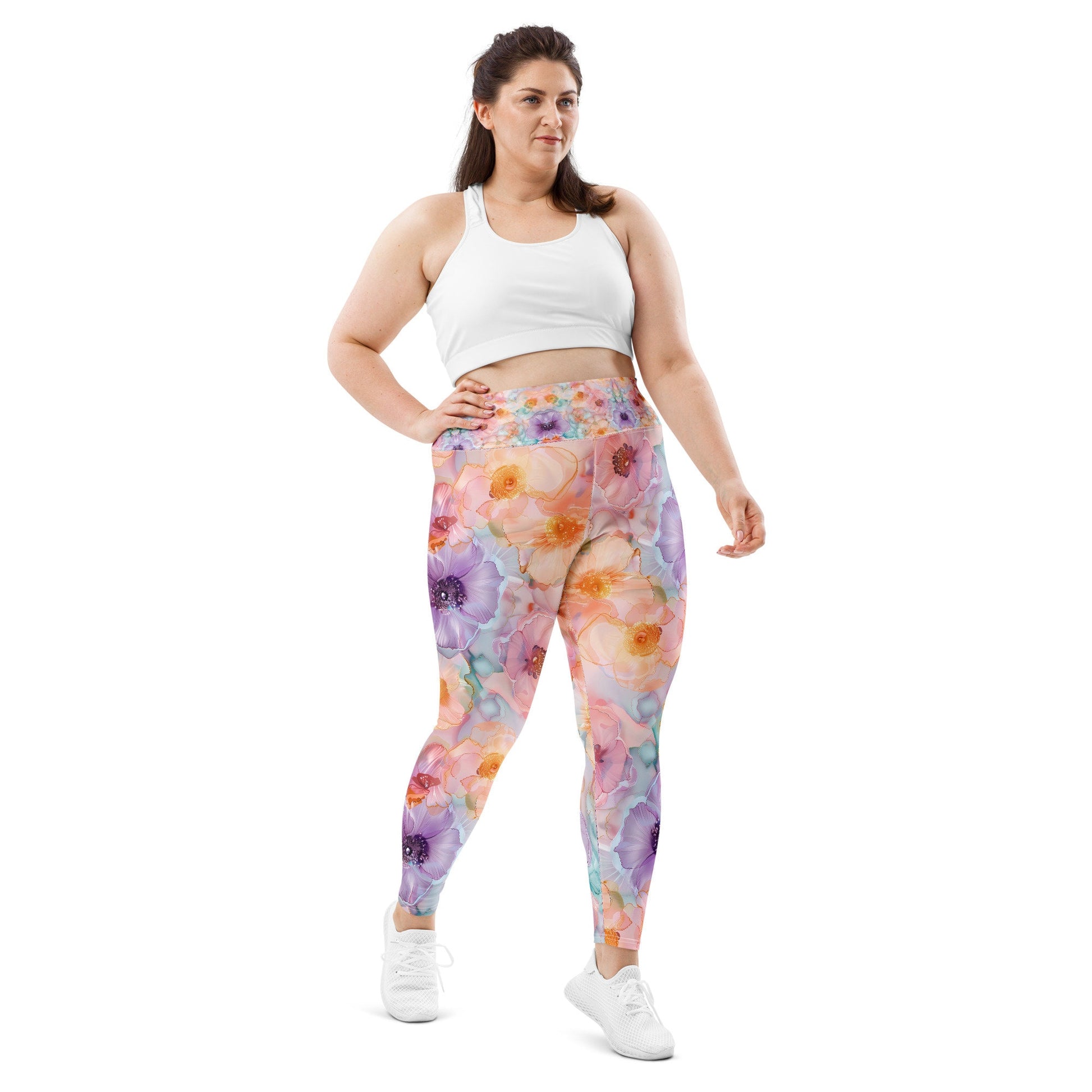 Plus Size Leggings - Spring Time 1