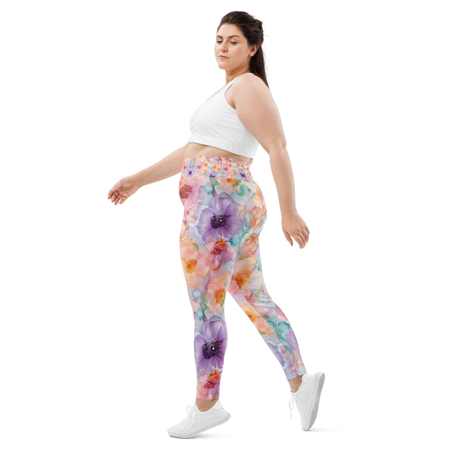 Plus Size Leggings - Spring Time 1