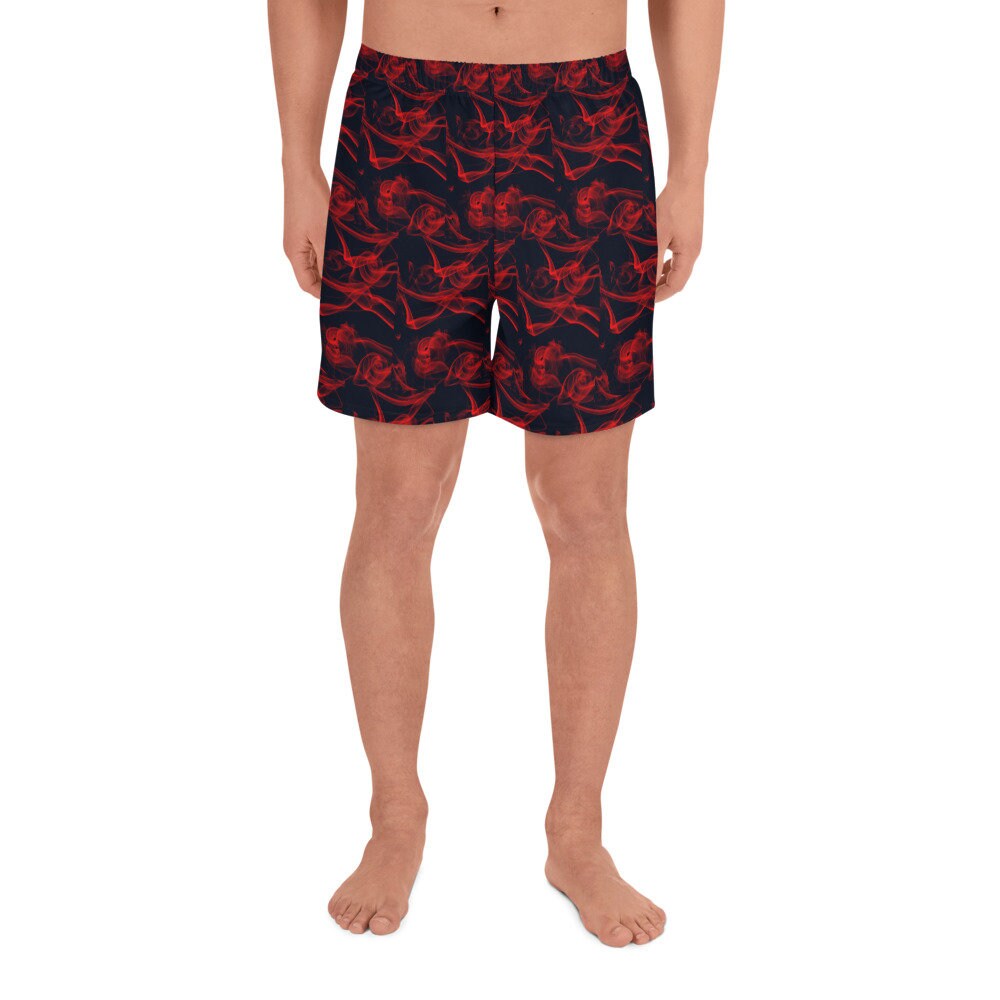 Men&#39;s Athletic Shorts - Red Smoke