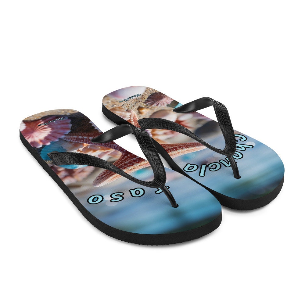 Flip-Flops Beach with Sea shells - Con Chancla Taso 1