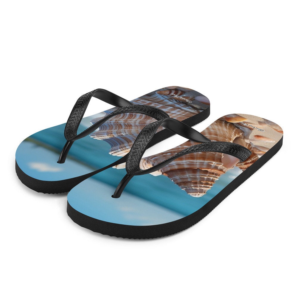 Flip-Flops Beach with Sea shells 3