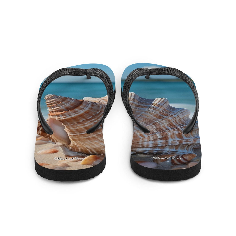 Flip-Flops Beach with Sea shells 3