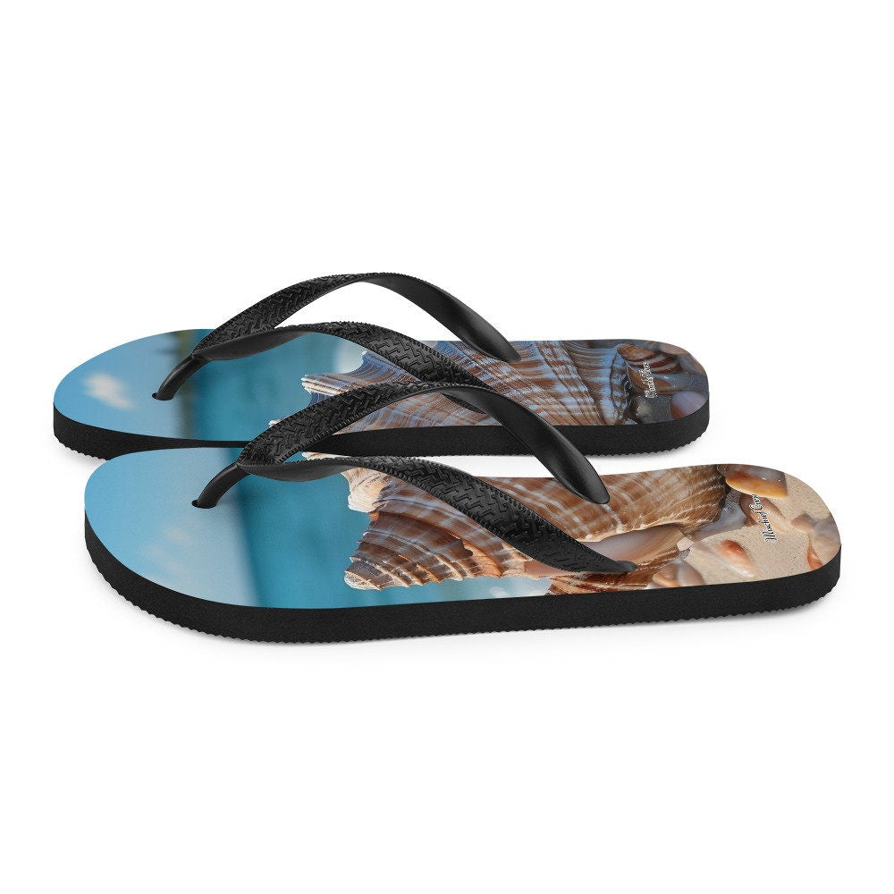 Flip-Flops Beach with Sea shells 3