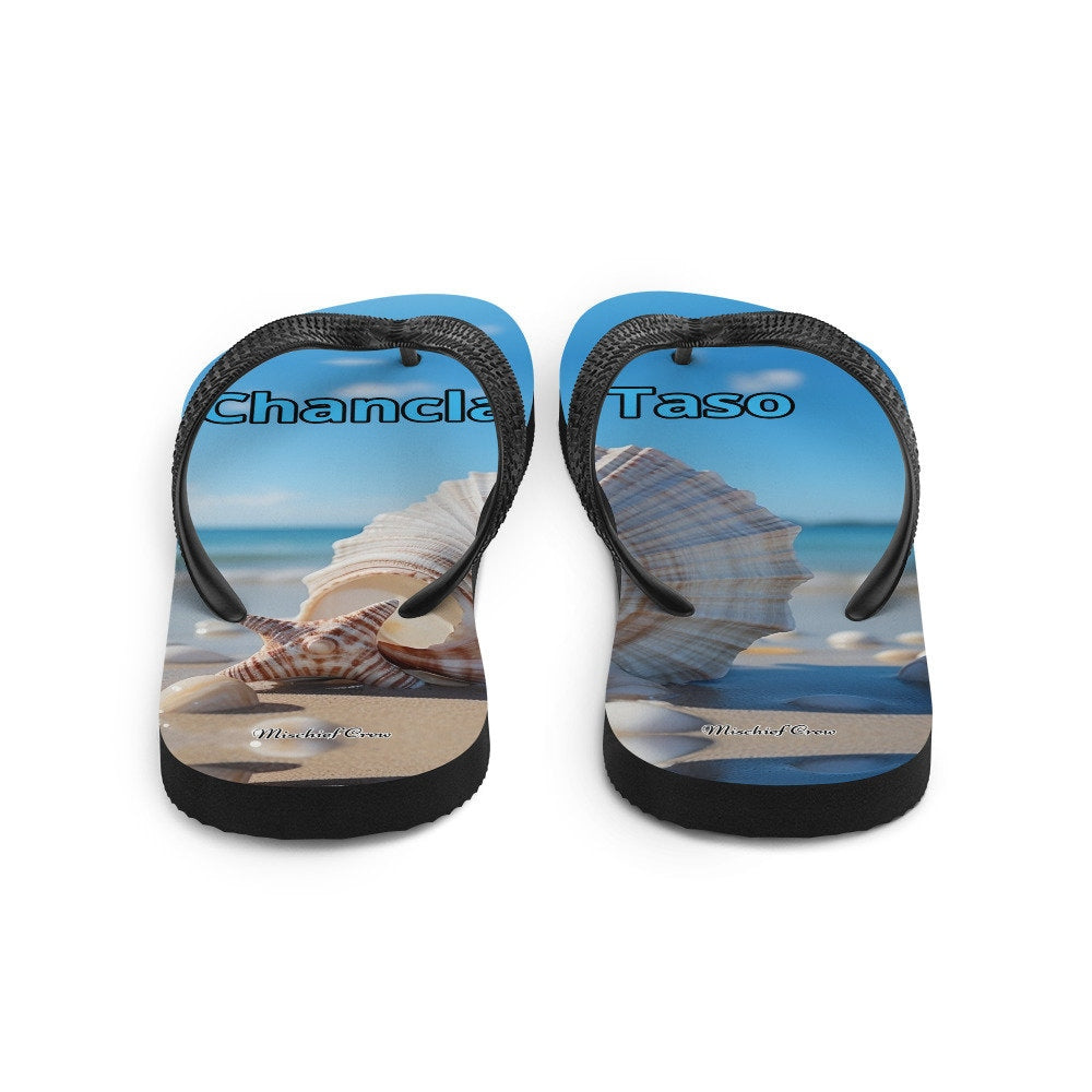 Flip-Flops Beach with Sea shells - Con Chancla Taso 5