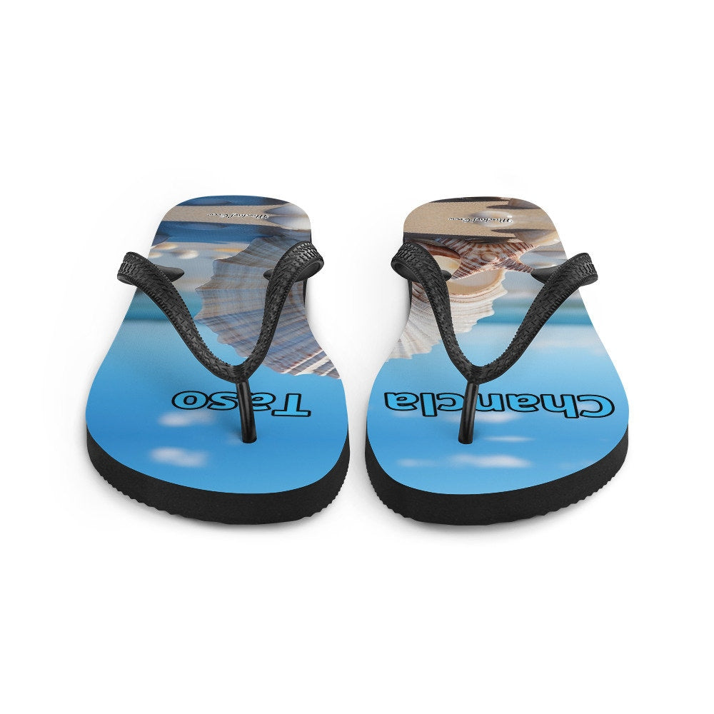 Flip-Flops Beach with Sea shells - Con Chancla Taso 5