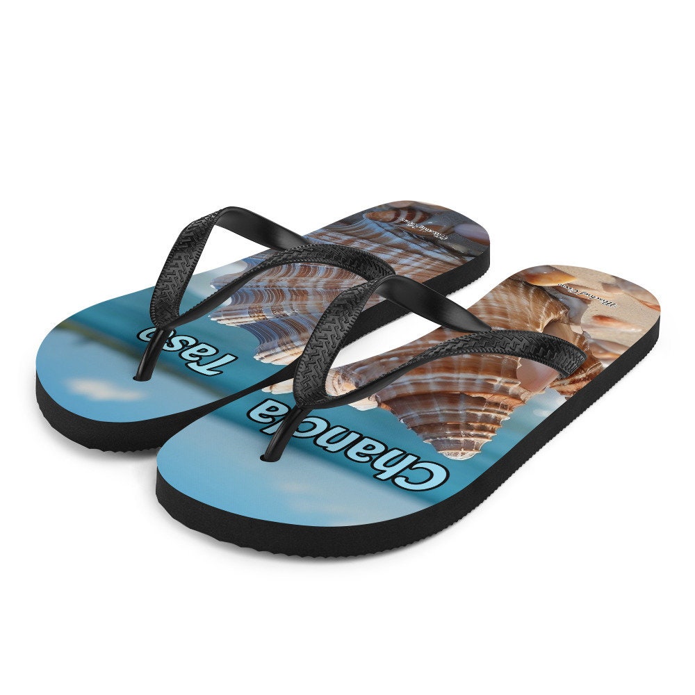 Flip-Flops Beach with Sea shells - Con Chancla Taso 4