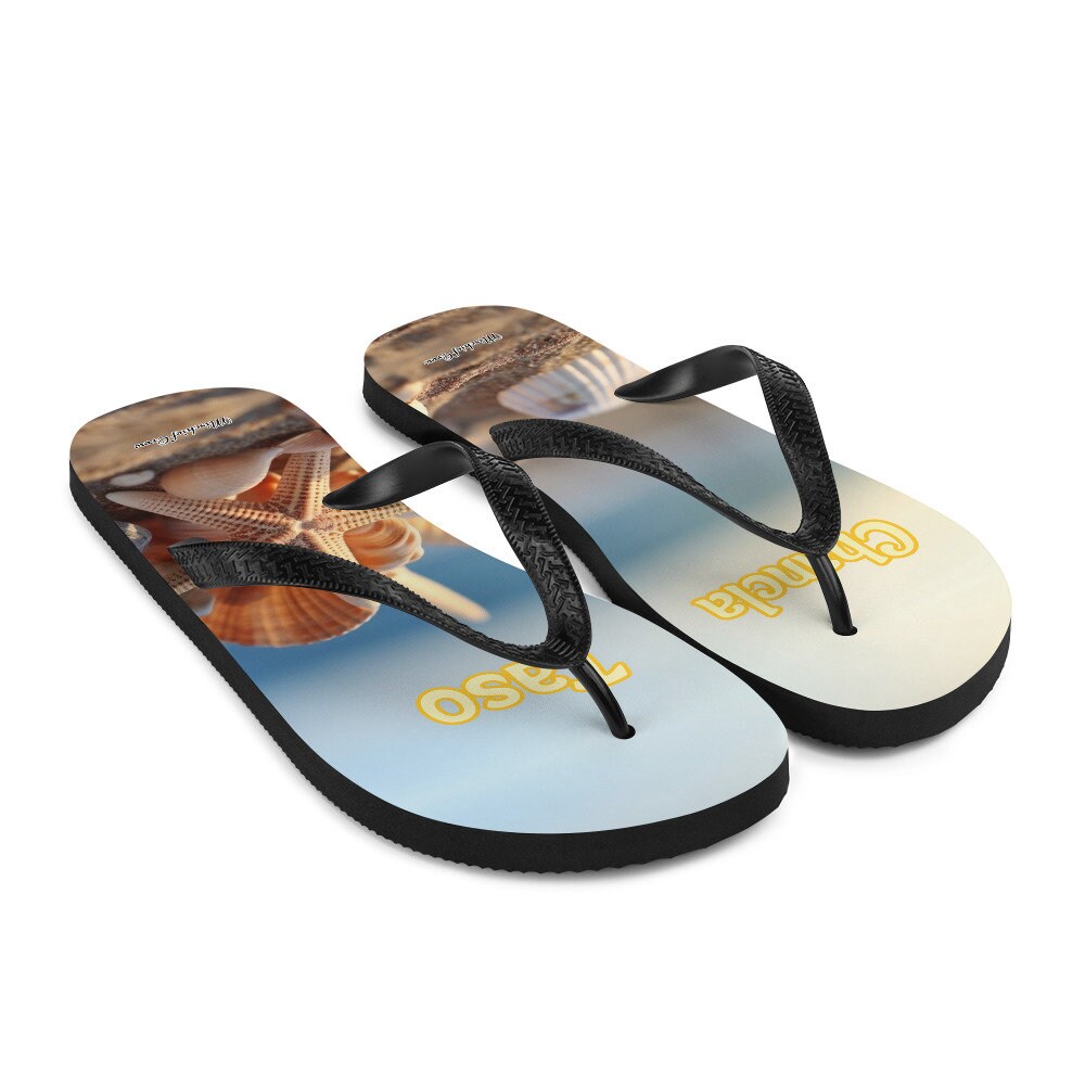 Flip-Flops Flip-Flops Beach with Sea shells - Con Chancla Taso 7