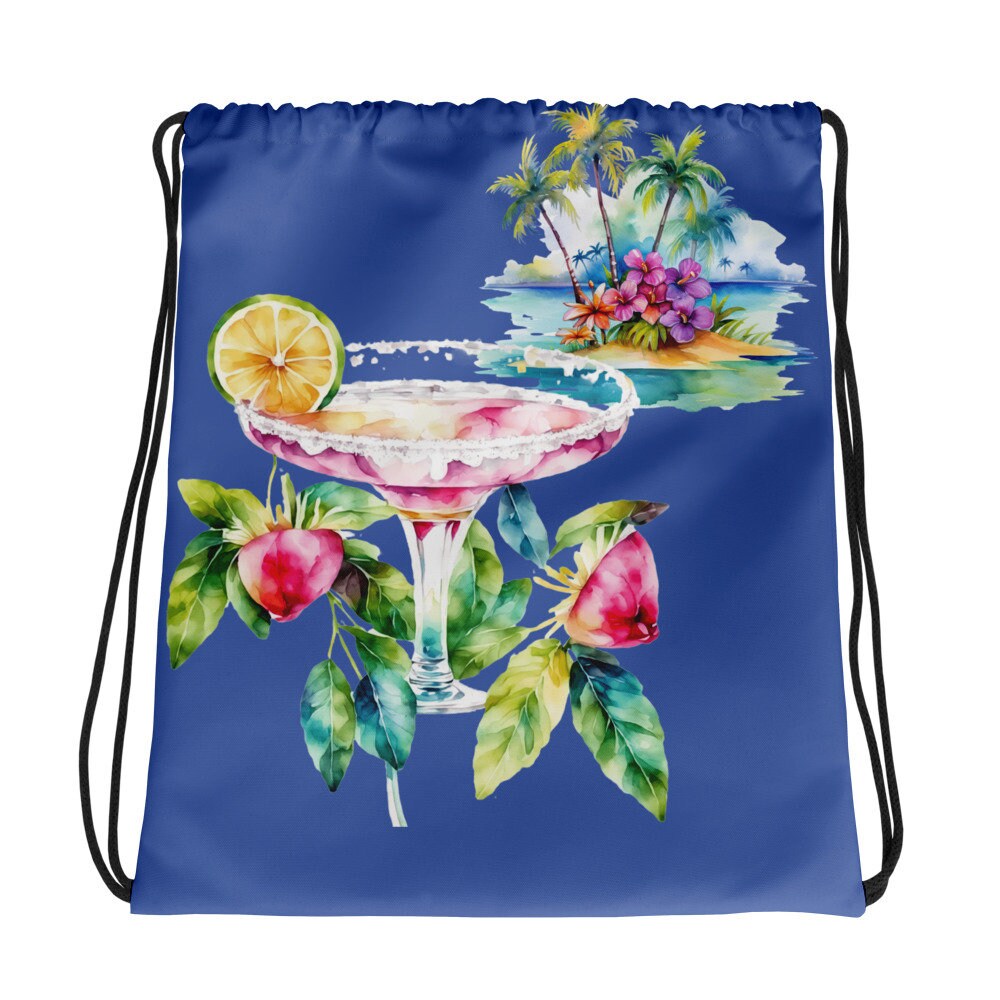 Drawstring bag - Island Strawberry Margarita