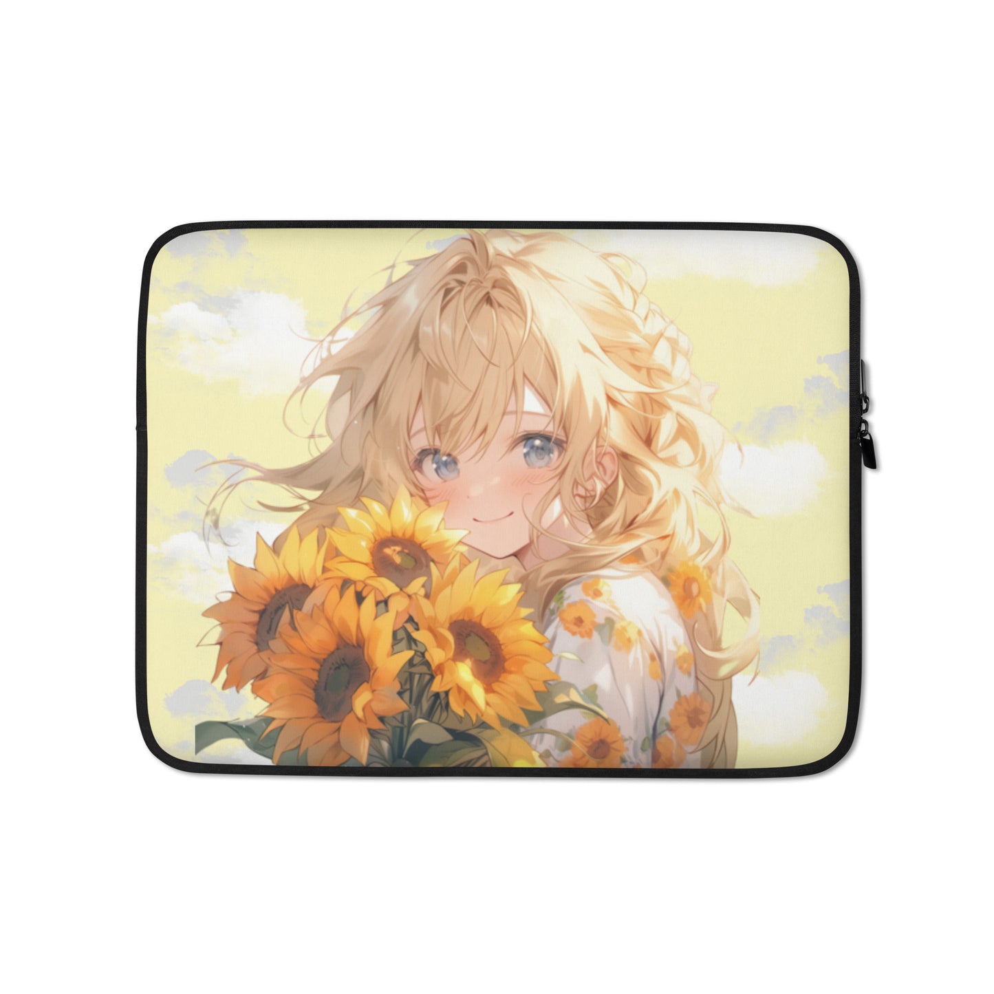 Laptop Sleeve – Anime Sunflower Girl 1