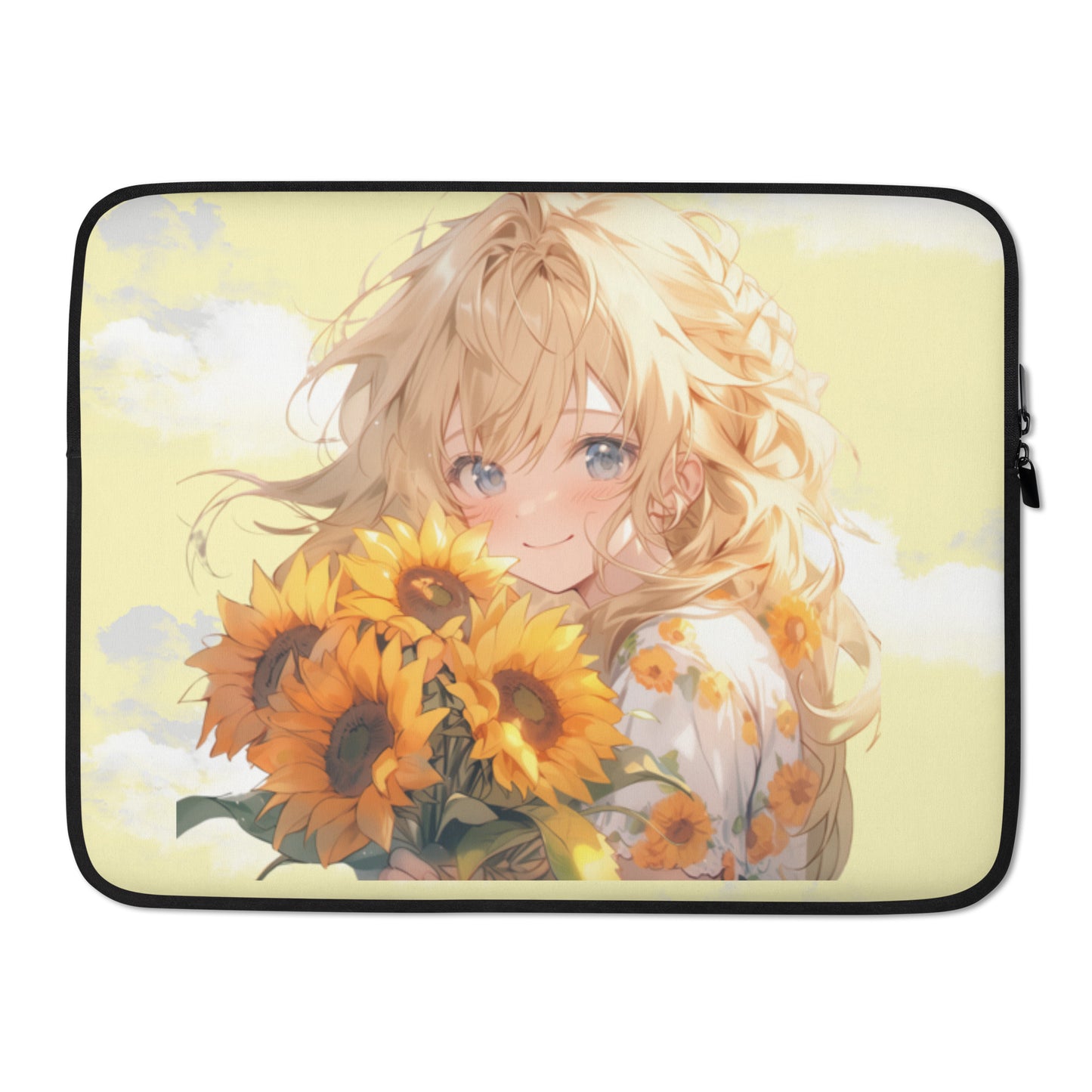 Laptop Sleeve – Anime Sunflower Girl 1