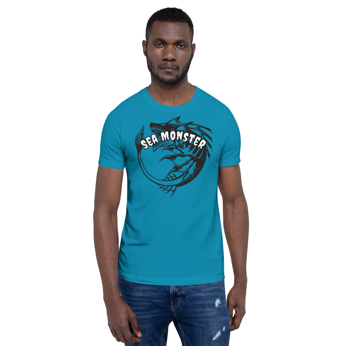 Unisex t-shirt –Black Sea Monster