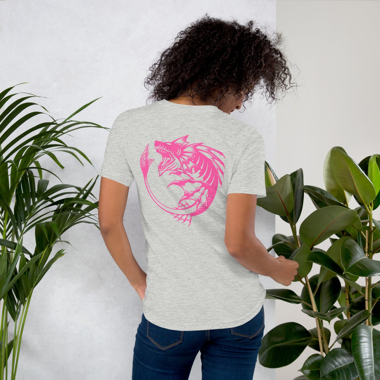 Unisex t-shirt –Pink Sea Monster