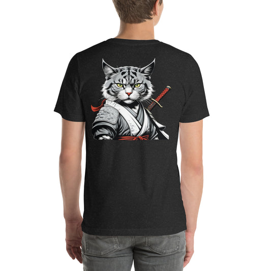 Unisex t-shirt - Samurai Warrior - Samurai Cat 2