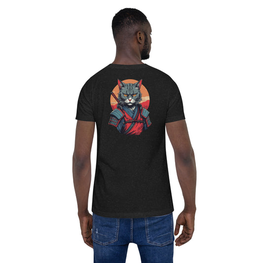 Unisex t-shirt - Samurai Warrior - Samurai Cat 4