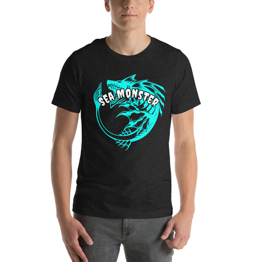 Unisex t-shirt –Teal Sea Monster