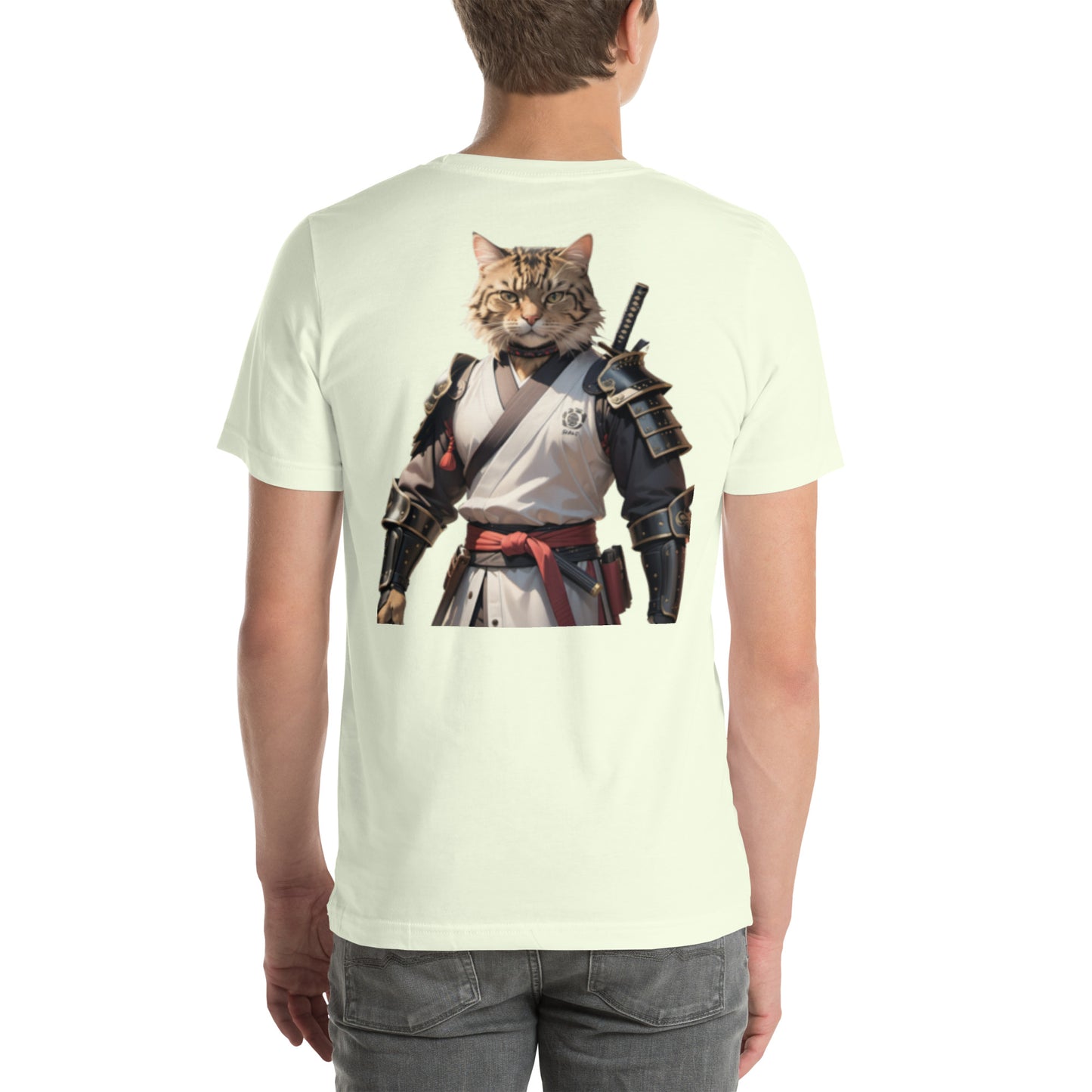 Unisex t-shirt - Samurai Warrior - Samurai Cat 1