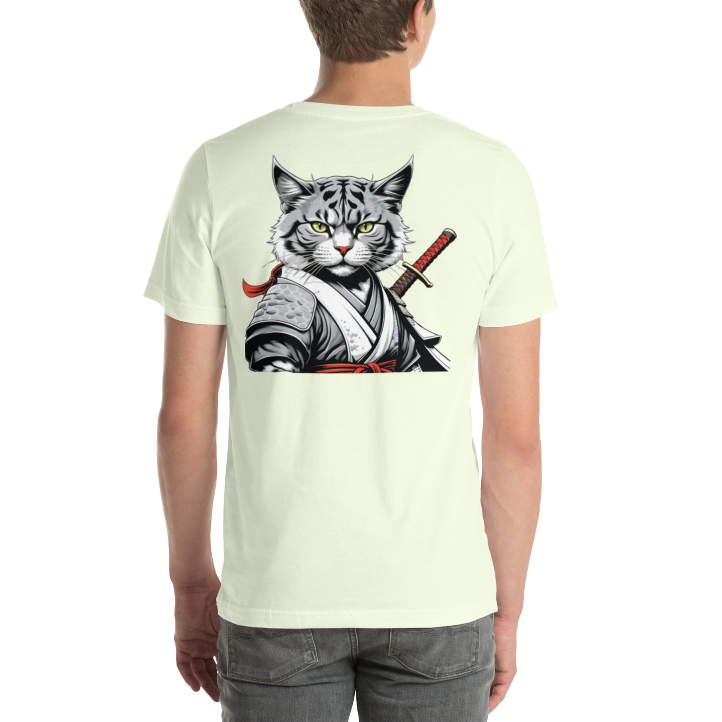 Unisex t-shirt - Samurai Warrior - Samurai Cat 2