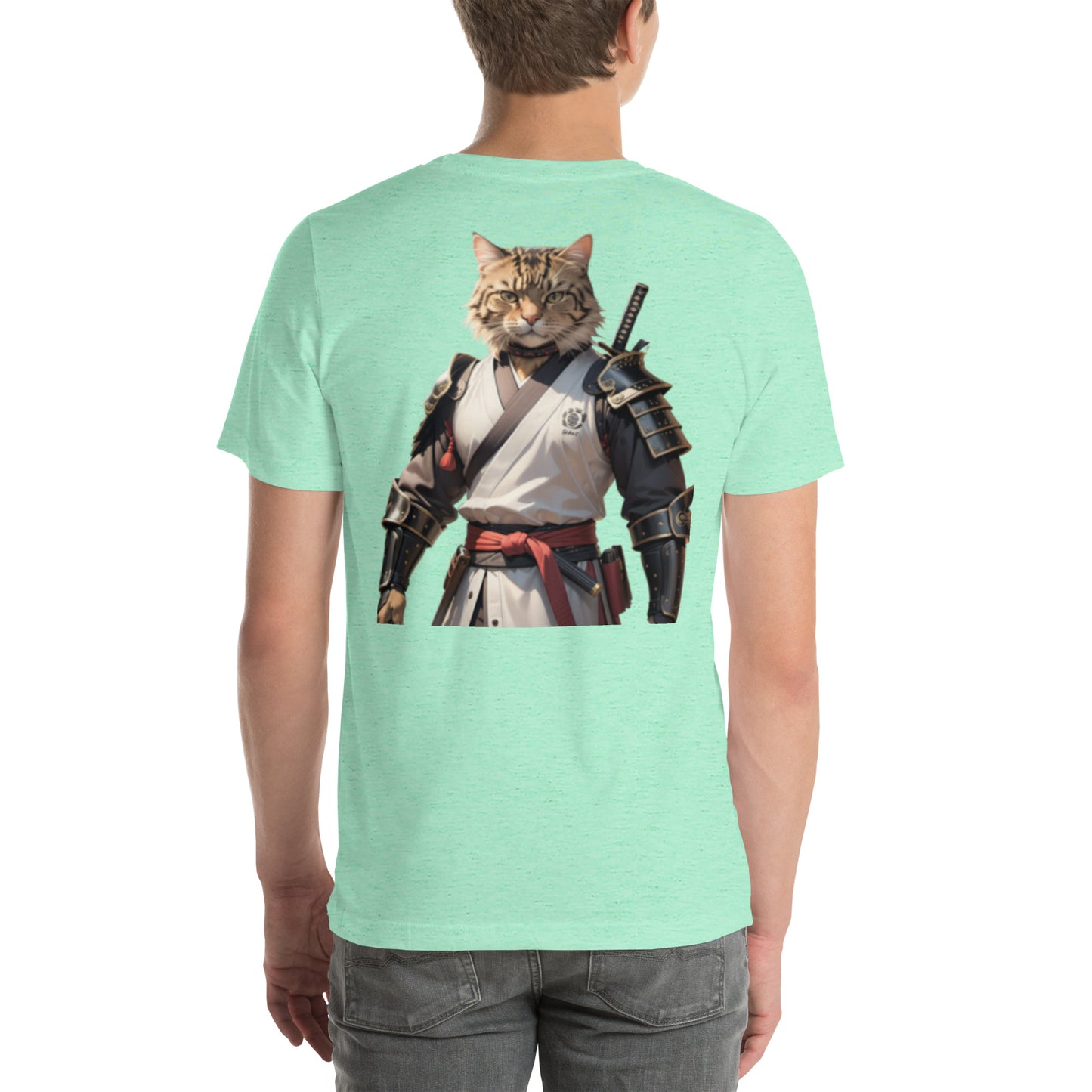 Unisex t-shirt - Samurai Warrior - Samurai Cat 1