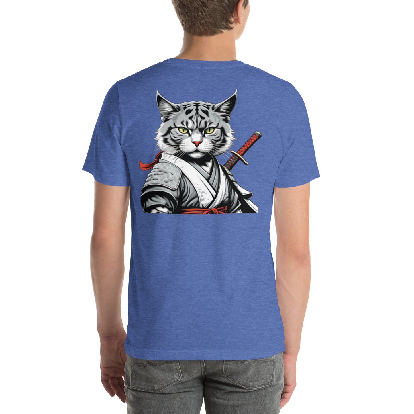 Unisex t-shirt - Samurai Warrior - Samurai Cat 2