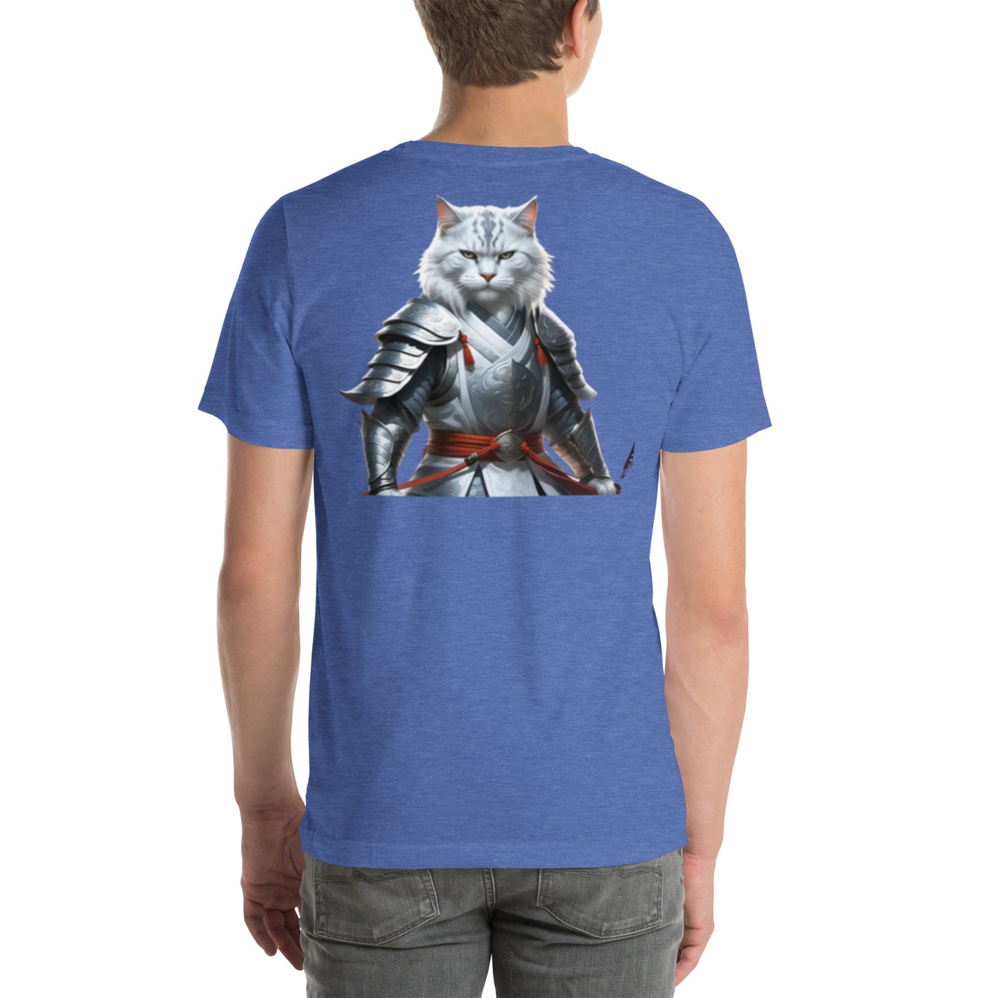 Unisex t-shirt - Samurai Warrior - Samurai Cat 3