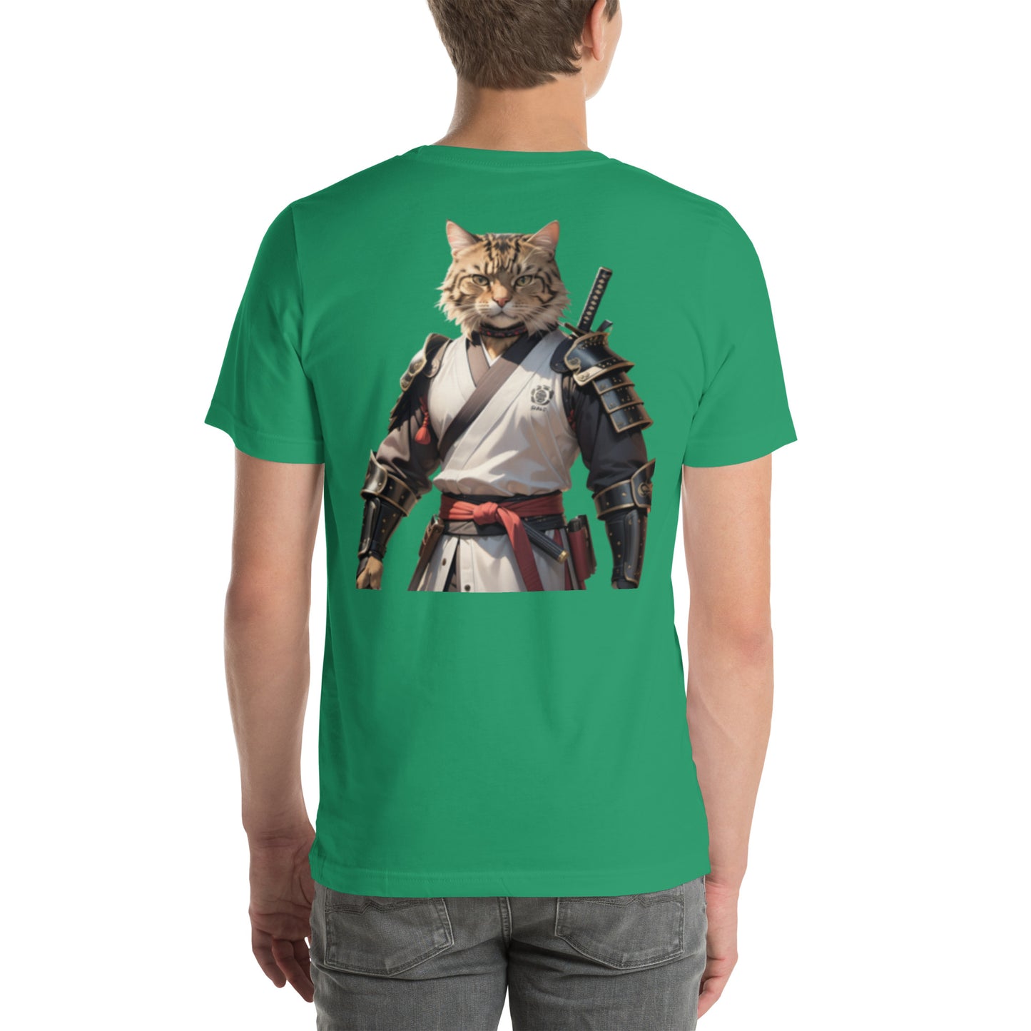 Unisex t-shirt - Samurai Warrior - Samurai Cat 1