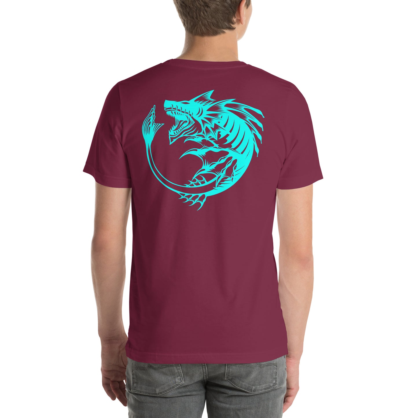 Unisex t-shirt –Teal Sea Monster