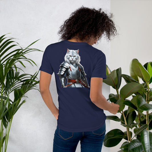 Unisex t-shirt - Samurai Warrior - Samurai Cat 3