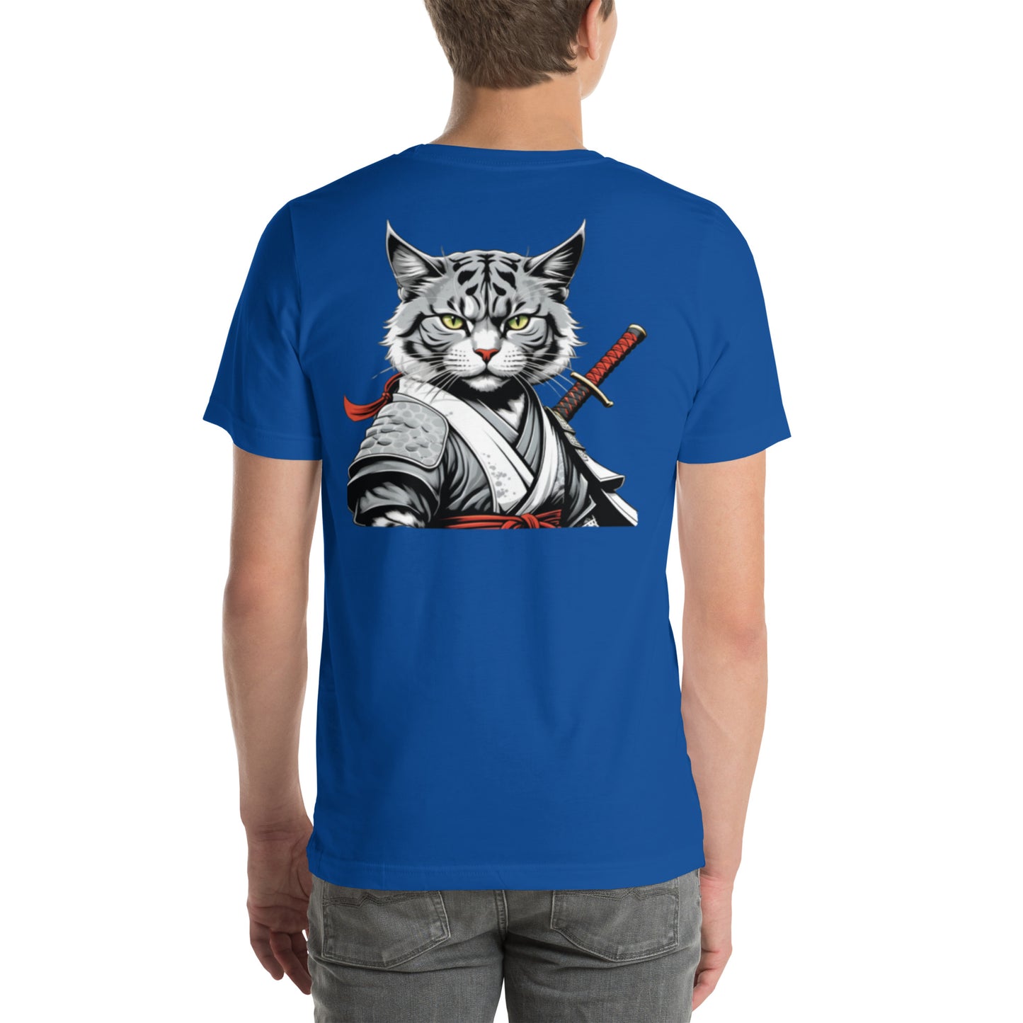 Unisex t-shirt - Samurai Warrior - Samurai Cat 2